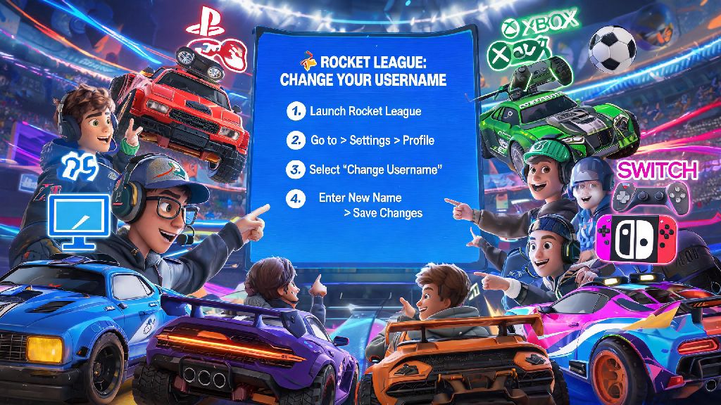How to Change Name on Rocket League: Easy Step-by-Step Guide for Every Platform